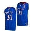 Cam Martin Jersey #31 Kansas Jayhawks College Basketball Jerseys Blue 2022