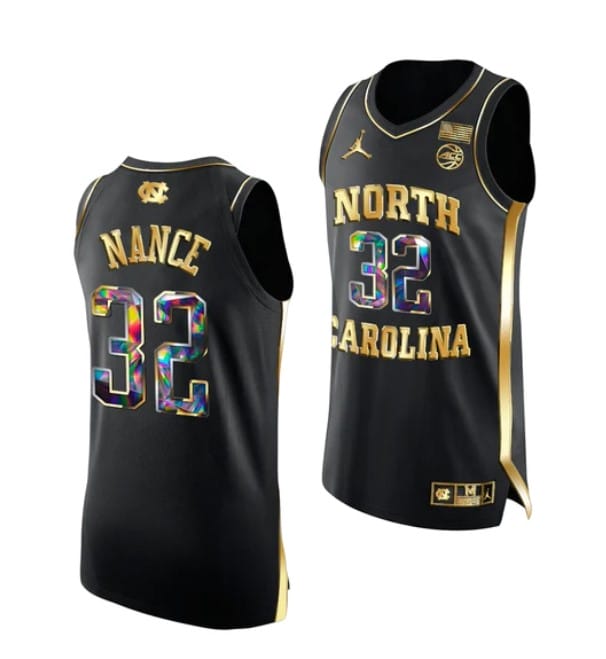 Pete Nance Jersey #32 North Carolina Tar Heels College Basketball Jerseys Black