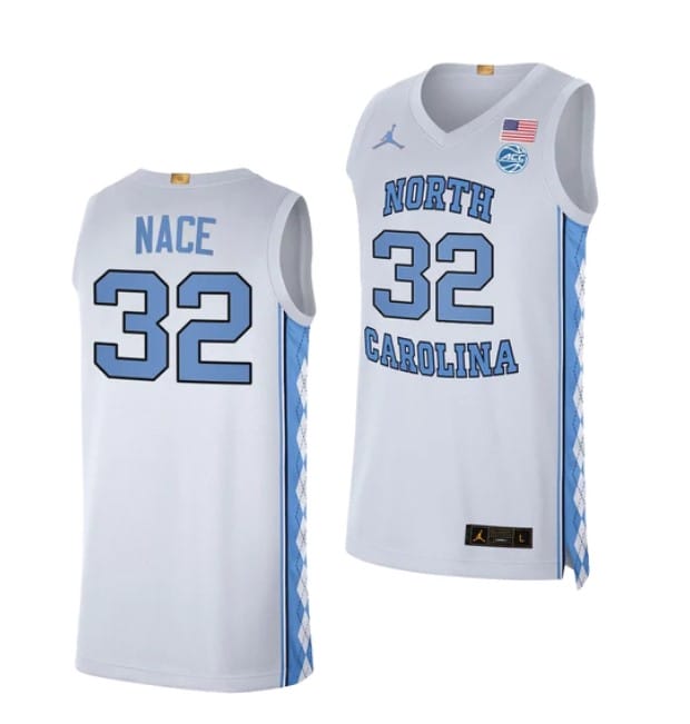Pete Nance Jersey #32 North Carolina Tar Heels College Basketball Jerseys White