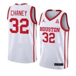 Reggie Chaney Jersey #32 Houston Cougars College Basketball Jerseys White