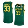 Caleb Lohner Jersey #33 Baylor Bears College Basketball Jerseys Green