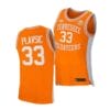 Uros Plavsic Jersey #33 Tennessee Volunteers College Basketball Jerseys Orange Retro
