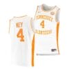 Tyreke Key Jersey #4 Tennessee Volunteers College Basketball Jerseys White