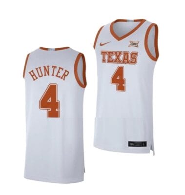 Tyrese Hunter Jersey #4 Texas Longhorns College Basketball Jerseys White