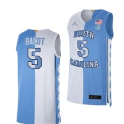 Armando Bacot Jersey #5 North Carolina Tar Heels College Basketball Jerseys Blue White