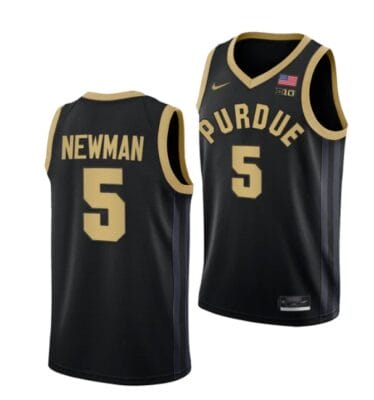Men's #5 Brandon Newman Jersey Purdue Boilermakers College Basketball Jerseys Black
