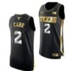 Marcus Carr Jersey #2 Texas Longhorns College Basketball Jerseys Black