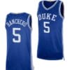 Paolo Banchero Jersey #5 Duke Blue Devils College Basketball Jerseys Blue