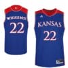 Andrew Wiggins Jersey #22 Kansas Jayhawks Royal Player College Basketball Jerseys