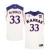 David McCormack Jersey #33 Kansas Jayhawks White Stitched College Basketball Jerseys