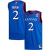 Christian Braun Jersey #2 Kansas Jayhawks Royal Stitched College Basketball Jerseys