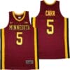 Marcus Carr Jersey #5 Minnesota Golden Gophers NCAA College Basketball