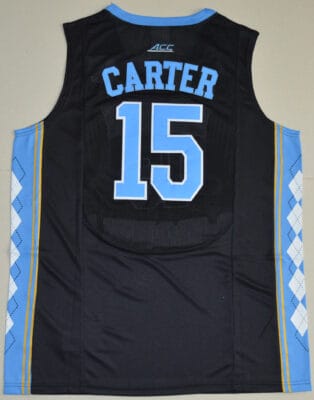 Vince Carter Jersey #15 North Carolina Tar Heels NCAA Basketball Black