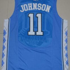 Brice Johnson Jersey #11 North Carolina Tar Heels NCAA Basketball Blue