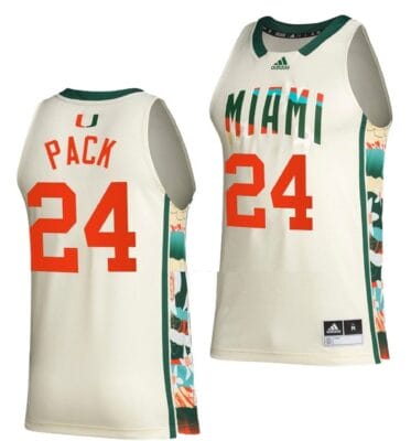 Nijel Pack Jersey Miami Hurricanes College Basketball White Honoring Black Excellence #24