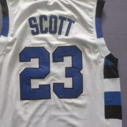 Alternative view of Nathan Scott Jersey #23 One Tree Hill Ravens College Basketball White 2