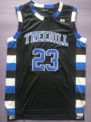 Nathan Scott Jersey #23 One Tree Hill Ravens College Basketball Black 2