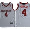 Dennis Smith Jr. Jersey #4 NC State Wolfpack NCAA Basketball White
