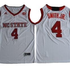 Dennis Smith Jr. Jersey #4 NC State Wolfpack NCAA Basketball White