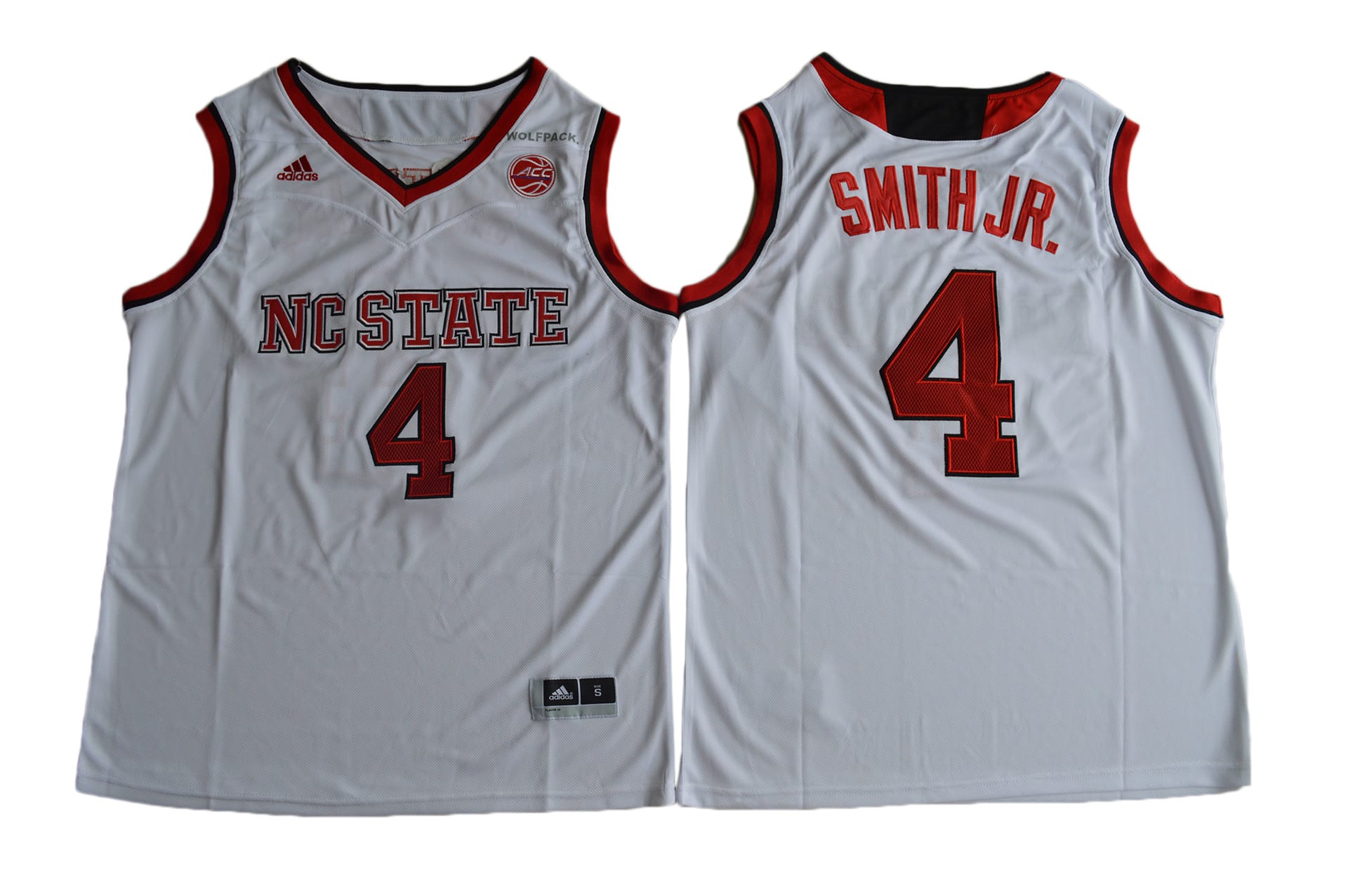 Dennis Smith Jr. Jersey #4 NC State Wolfpack NCAA Basketball White