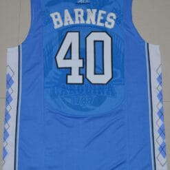 Harrison Barnes Jersey #40 North Carolina Tar Heels NCAA Basketball Blue