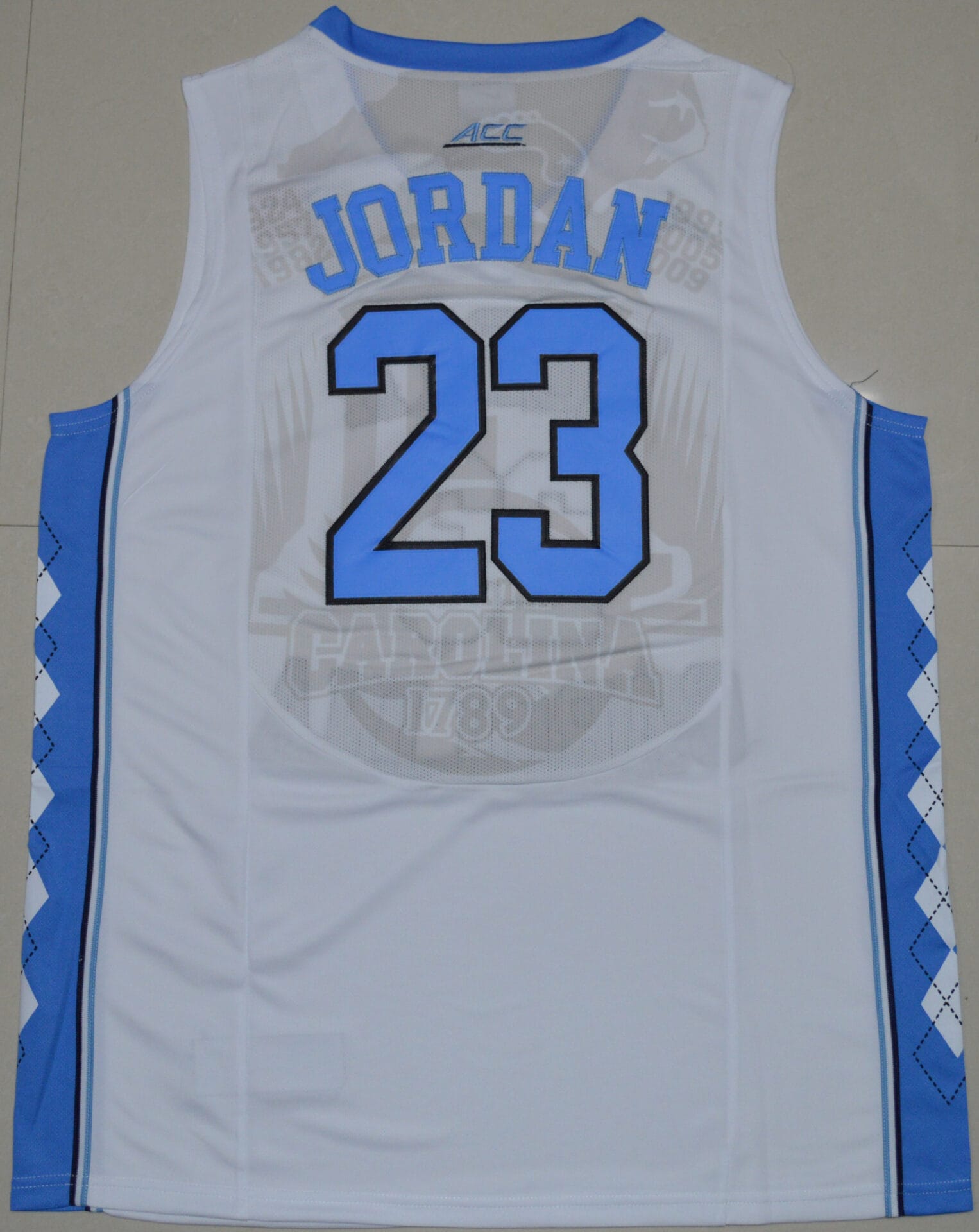 Michael Jordan Jersey #23 North Carolina Tar Heels NCAA Basketball White