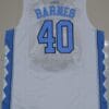 Harrison Barnes Jersey #40 North Carolina Tar Heels NCAA Basketball White