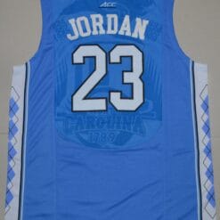 Michael Jordan Jersey #23 North Carolina Tar Heels NCAA Basketball Blue