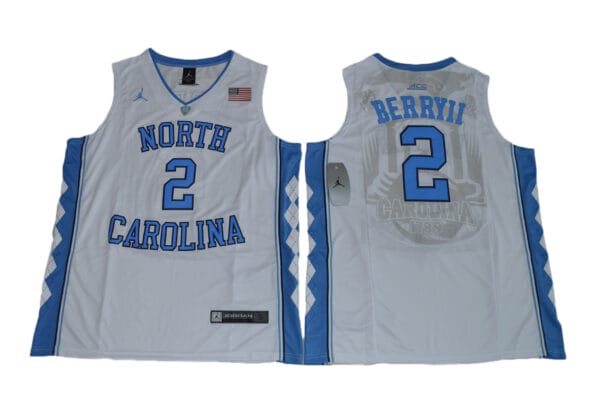 Joel Berry II Jersey #2 North Carolina Tar Heels NCAA Basketball White