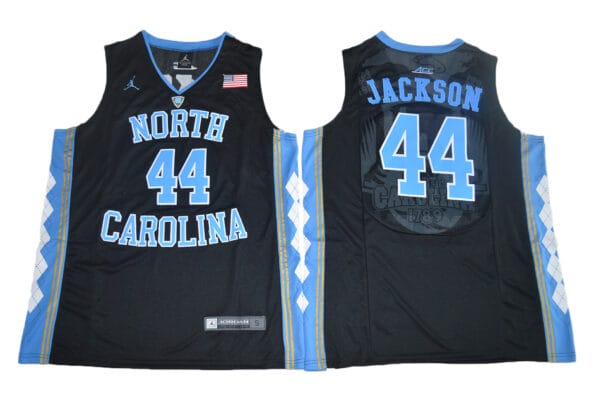 Justin Jackson Jersey #44 North Carolina Tar Heels NCAA Basketball Black