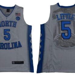Nassir Little Jersey #5 North Carolina Tar Heels NCAA Basketball White