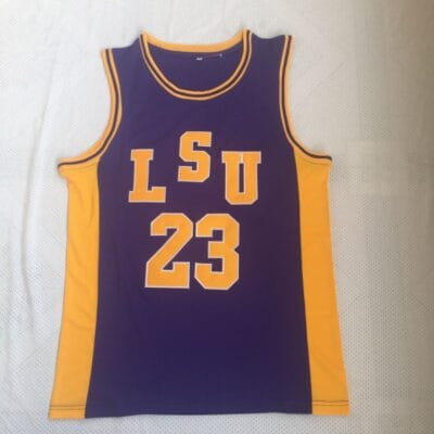 Pete Maravich Jersey #23 LSU Tigers College Basketball Purple 2