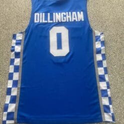 Alternative view of Rob Dillingham Jersey #0 Kentucky Wildcats College Basketball Blue 2