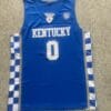 Rob Dillingham Jersey #0 Kentucky Wildcats College Basketball Blue 2