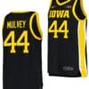 Riley Mulvey Jersey Iowa Hawkeyes College Basketball Black #44
