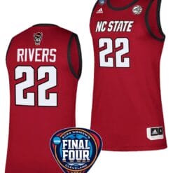Saniya Rivers Jersey #22 NC State Wolfpack Basketball 2024 NCAA March Madness Final Four Red
