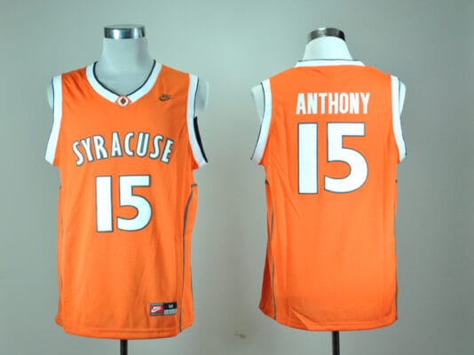 Camerlo Anthony Jersey #15 Syracuse Orange NCAA Basketball Orange