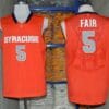 C.J Fair Jersey #5 Syracuse Orange NCAA Basketball Orange