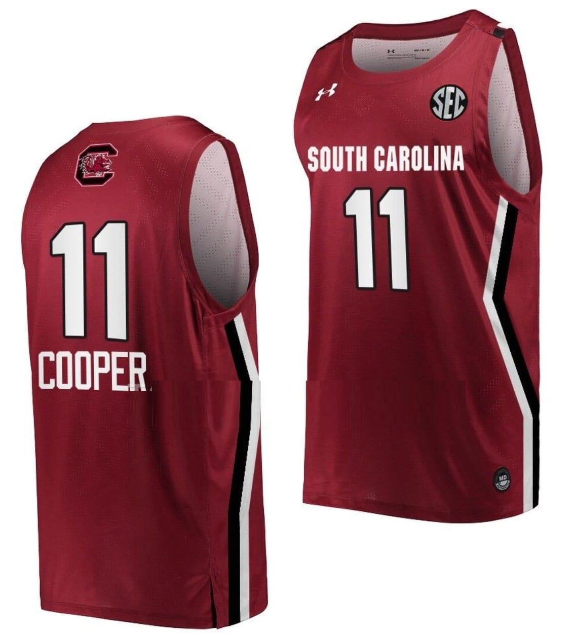 Talaysia Cooper Jersey #11 South Carolina Gamecocks College Basketball Wine