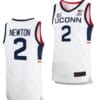 Tristen Newton Jersey UConn Huskies College Basketball White Replica #2