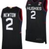 Tristen Newton Jersey UConn Huskies College Basketball Limited Black #3