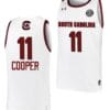 Talaysia Cooper Jersey #11 South Carolina Gamecocks College Basketball White