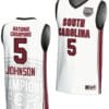 Tessa Johnson Jersey #5 South Carolina Gamecocks 2024 NCAA Basketball National Champions White