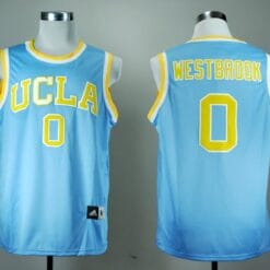 Russell Westbrook Jersey #0 UCLA Bruins NCAA Basketball Blue
