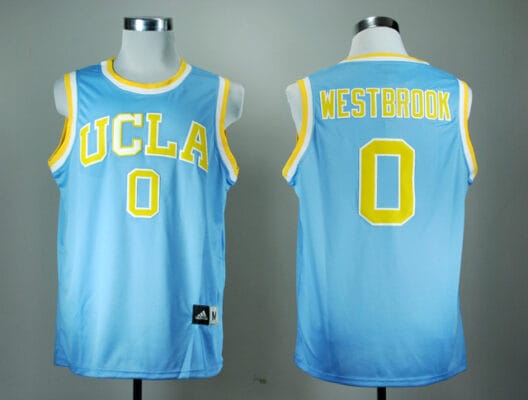 Russell Westbrook Jersey #0 UCLA Bruins NCAA Basketball Blue