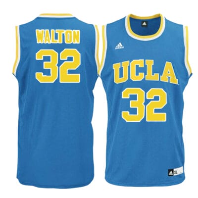 Bill Walton Jersey #32 UCLA Bruins NCAA Basketball Blue