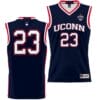UConn Huskies Jersey 2023 NCAA National Champions Navy #23