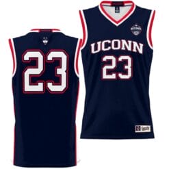 UConn Huskies Jersey 2023 NCAA National Champions Navy #23