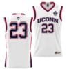 UConn Huskies Jersey 2023 NCAA National Champions White #23