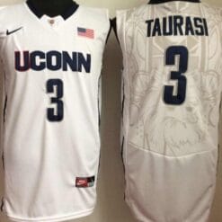 Diana Taurasi Jersey #3 Uconn Huskies NCAA Basketball White